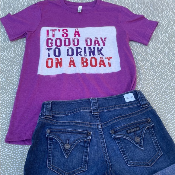 Bella Canvas Tops - Drinking on the boat tee